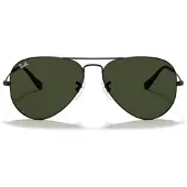 Ray-Ban RB 3025 AVIATOR Unisex-Sonnenbrille Vollrand Pilot Metall-Gestell, schwarz