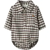 Lil´ Atelier Karierte Body-hemd