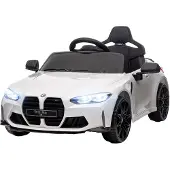 AIYAPLAY Kinder Elektroauto 12V Kinderfahrzeug mit 2,4G-Fernbedienung Weiß
