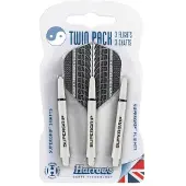 Harrows Twin Pack Supergrip-Schäfte + Supergrip-Flights (weiss)