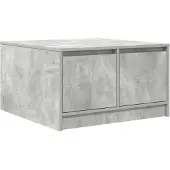 vidaXL Couchtisch mit Schubladen Betongrau 70,5x70x40 cm