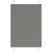 vidaXL Plissee Anthrazit 95x100 cm Stoffbreite 94,4 cm Polyester