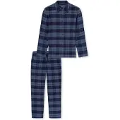 Schiesser Pyjama Selected Premium Warming in Faded denim | Gr.: 56