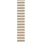 vidaXL Doppelrollo Sandbraun 40x230 cm Stoffbreite 35,9 cm Polyester
