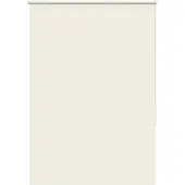 vidaXL Verdunkelungsrollo Cremeweiß 95x130cm Stoffbreite 90,7 cm
