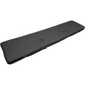 Madison Bierbank-Sitzkissen Basic schwarz Kissen Auflage 120x27,5 Garten Möbel