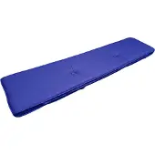 Madison Bierbank-Sitzkissen Basic blau Kissen Auflage 120x27,5 Garten Möbel