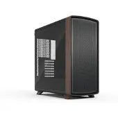 Fractal Design Summit Black TG Light Tint, Midi Tower, PC, Schwarz, Mini-ITX, micro ATX, ATX, EATX, Stahl, Gaming