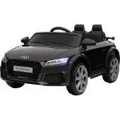 HOMCOM Kinder Elektroauto 12V Kinderauto mit 2,4G Fernbedienung, Musik, Schwarz