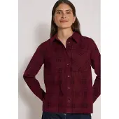 Cecil Langarmbluse Cordbluse mit Karomuster