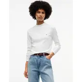 Tommy Hilfiger Cody Slim Fit Langarm-t-shirt Mit Stehkragen