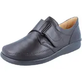 Ganter SENSITIV Kurt K Kletthalbschuhe espresso/Calf-Glattleder - Größe: UK 10
