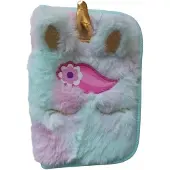 Astra Einzelnes Klapp-Etui Einhorn Plüsch Pastell