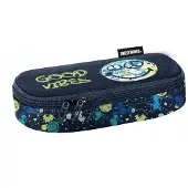BeUniq SmileyWorld Schul-Etui Federmäppchen Dunkelblau Uni