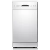 Heinner HDW-FSM45510WE++ Geschirrspüler 10 Maßgedecke, 5 Programme, AquaStop, 45 cm, Weiß