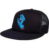 Santa Cruz Baseball Cap "CLASSIC HAND MESH BACK", Herren, schwarz (schwarz, schwarz), Obermaterial: 50% Baumwolle, 50% Polyester, Caps Baseball Cap