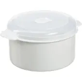 PLAST TEAM Vertriebs GmbH plast team Mikrowellendose Micro 2,0 Liter rund weiß/transparent