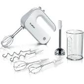 Bosch MFQ4075DE HandrÃ1/4hrgerät Set Weiß/Silber