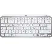 Logitech MX Keys Mini, Mini, Kabellos, RF Wireless + Bluetooth, QWERTZ, LED, Grau