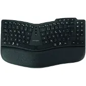 Kensington Pro Fit Ergo KB675 EQ TKL Wireless Tastatur (German-Layout), Tenkeyless (80 - 87 %), Kabellos, Bluetooth, Schwarz