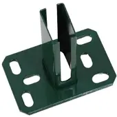 Galaflor Bodenplatte für 60x40mm Pfosten Grün