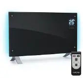 Klarstein Elektroheizung, Konvektor-Heizung Freistehend oder Wandmontage, Mobile Elektroheizung Energiesparend, Leise Heizung Elektrisch, Standgerät Heizkörper Elektrisch mit Thermostat, 2000 Watt
