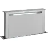 Klarstein Royal Flush Eco Dunstabzugshaube 60 cm - Versenkbar, 576 m³/h Abluft, Touch-To-Slide, LED-Beleuchtung, A+ , Edelstahl & Glas, Umluft & Abluft