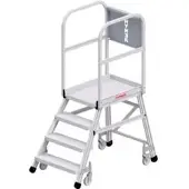 Hymer Podesttreppe R13 fahrbar, einseitig begehbar, 4 Stufen, Standhöhe 0,95 m