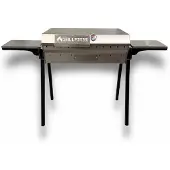 Grillpeter Mangal Bulat 70 Schaschlikgrill 3mm Edelstahl Deckel Ablagen