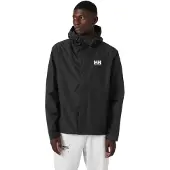 Helly Hansen Herren Regenjacke Seven J Jacket, Schwarz, XXXXXL, 62047
