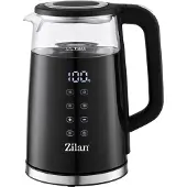 Zilan Wasserkocher, doppelwandig, mit Digitalanzeige, 1,7 l, 2200 W, Warmhaltefu