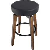 Classic Cantabile Pub-Hocker Gitarrenhocker dunkel gebeizt