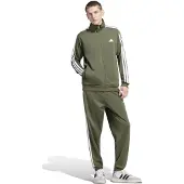 Adidas Trainingsanzug SPORTSWEAR "M DAYRDY TS", Herren, Gr. S, grün (olive four, weiß), Obermaterial: 100% Polyester, Sportanzüge Trainingsanzug