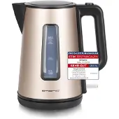 Emerio Wasserkocher doppelwandiges Cool-Wall Gehäuse | 1.7L | Satin Edition | 22