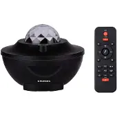 Grundig Sternenhimmel Projektor Nachtlicht mit 10 LED Farben - Galaxy Projector inkl. Bluetooth Funktion - Fernbedienung und USB-Ladekabel