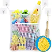 OEM Badkammer-Spielzeug-Organizer mit 4 starken Selbstklebende Haken