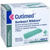 Cutimed Sorbact Tamponaden Ribbon 5x200 Cm 10 St