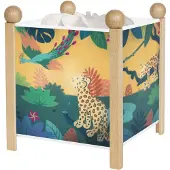 Trousselier Veilleuse - Lanterne Magique Savane - Naturel 12V, Bunt, Normal, 4341 12V