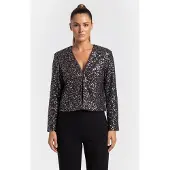 ARKET Dusty Sequin Jacket Grey Größe: 36 | Blazer Outlet | Damen | Grau