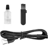 Melissa 16680054 Bart- und Körpertrimmer wiederaufladbar 4 Aufsteckkämme Schwarz