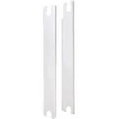 FONDITAL Seitenblendenset für Simun Super B4 600/100 Weiß RAL 9010