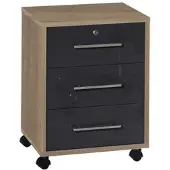 Mid.You Rollcontainer Office Edition Sonoma Eiche/Anthrazit