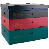 Hans Kolb ESD Stapelcontainer 15-CSC, schwarz, 389 x 278 x 227 mm
