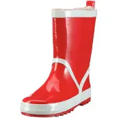 Playshoes 184310-8/22/23, Stiefel, Uni, Baby (0 - 2 Jahre), Rot, Weiß, Gummi