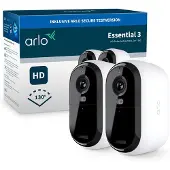 Arlo Essential 3 HD-Sicherheitskamera, 2er Set