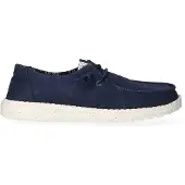 HeyDude Wendy Canvas Damen Halbschuhe Navy Größe 40