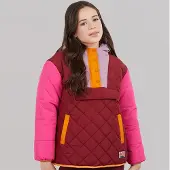 Lagooners Mädchen Whitworth Daunenmantel Plum