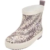 Playshoes Gummistiefel Halbschaft Blumen Uni Kinder Gummistiefel, Violett Blu