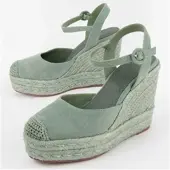 Montevita Wedge Sparto Balenci10 Grün