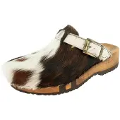 Woody Herren Leon Fell Clog, Fell Natur, Größe 44